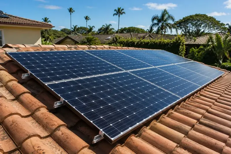 Installation de panneaux solaires à Ambonil
